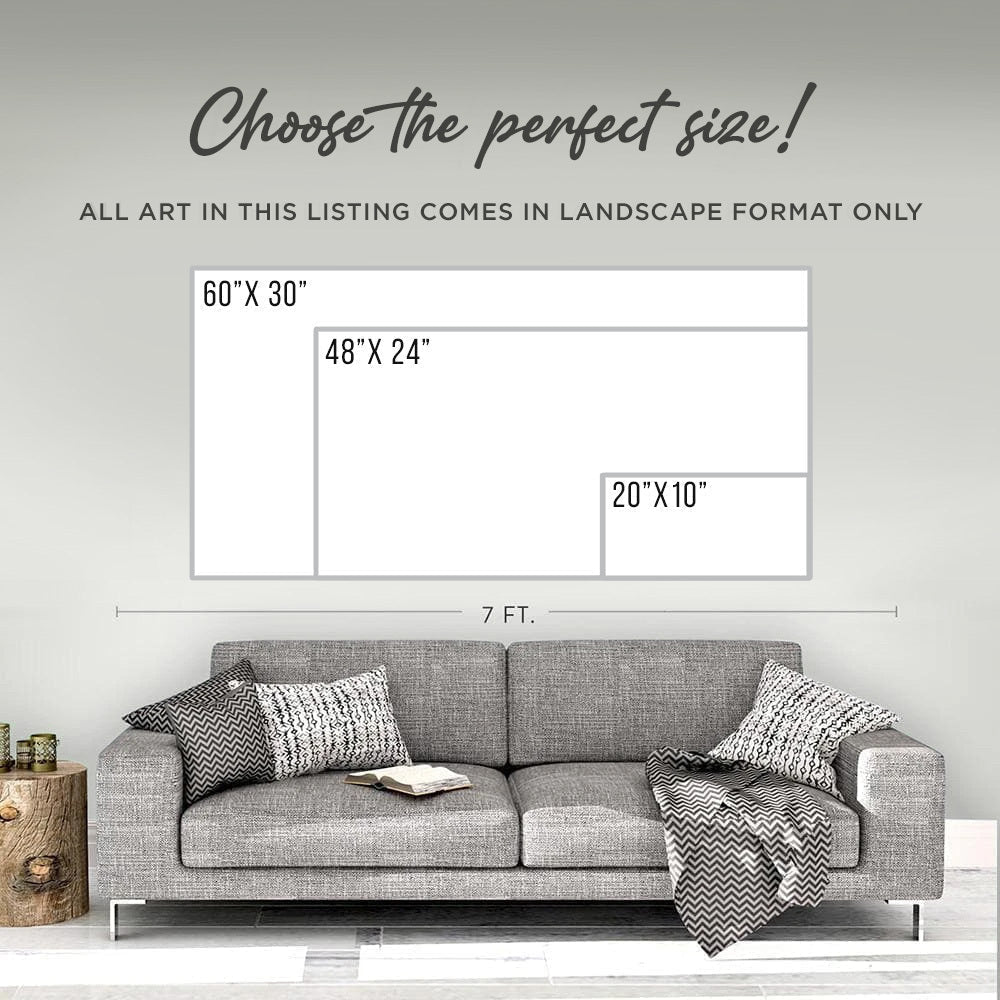 Sunrise Over The Horizon Canvas Wall Art
