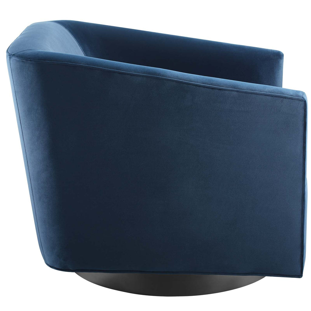 Twist Performance Velvet Swivel Chair Set of 2 by Modway