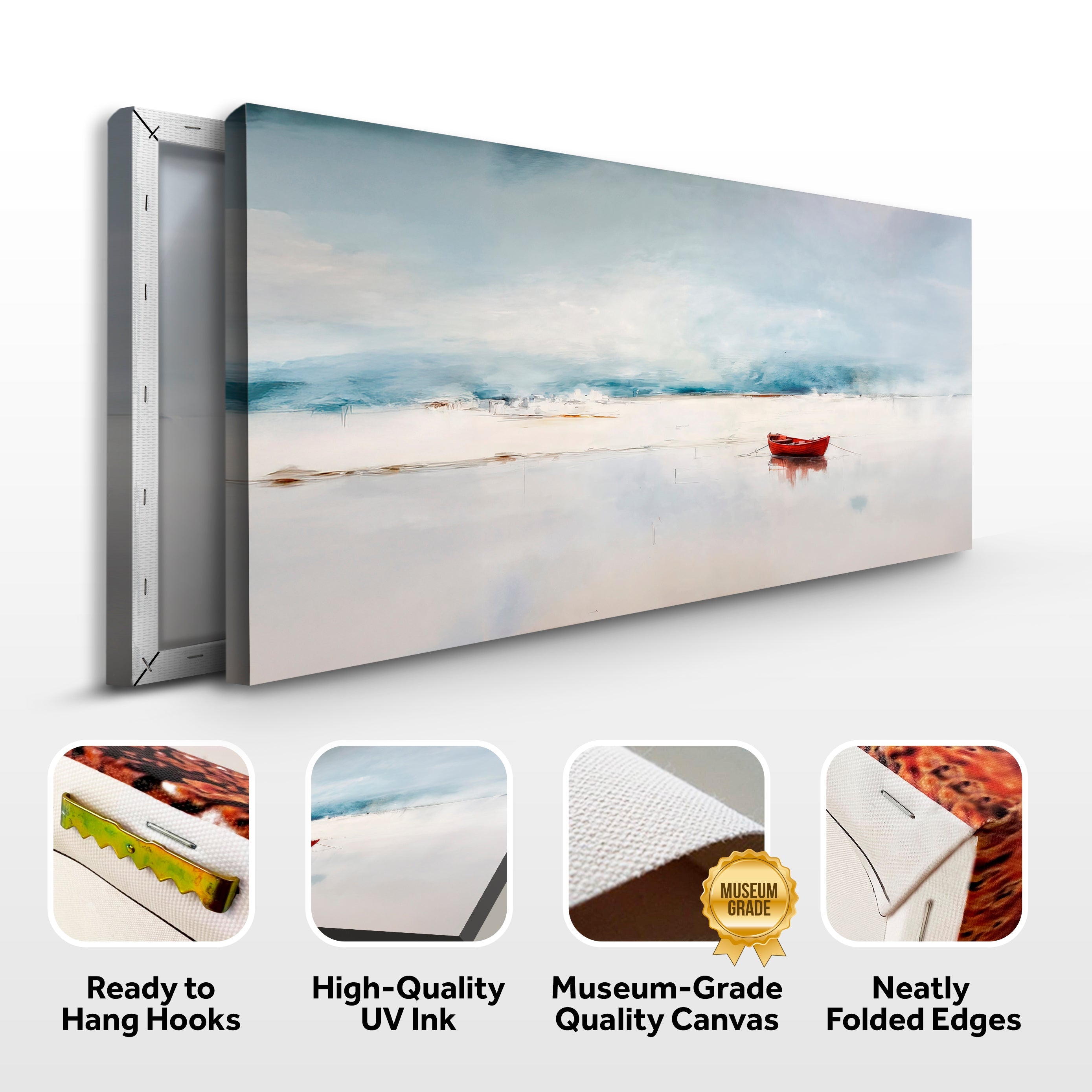 Misty Morning Abstract Wall Art
